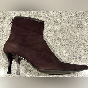 LOFT Dark Brown Heeled Boots